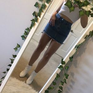 Roxy jean skirt